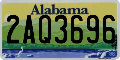 AL license plate 2AQ3696