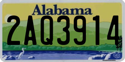 AL license plate 2AQ3914