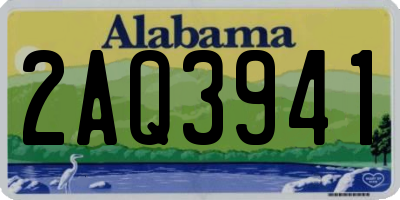 AL license plate 2AQ3941