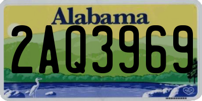 AL license plate 2AQ3969