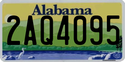 AL license plate 2AQ4095
