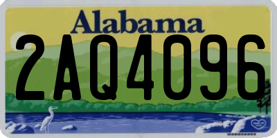 AL license plate 2AQ4096