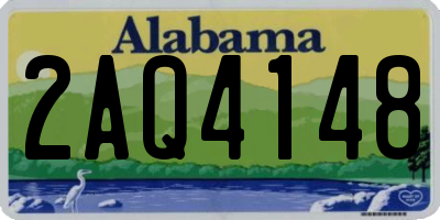 AL license plate 2AQ4148