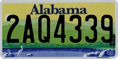 AL license plate 2AQ4339