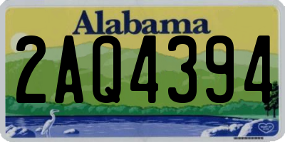 AL license plate 2AQ4394