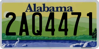 AL license plate 2AQ4471