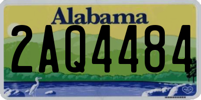 AL license plate 2AQ4484