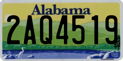 AL license plate 2AQ4519