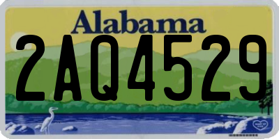 AL license plate 2AQ4529