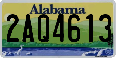 AL license plate 2AQ4613
