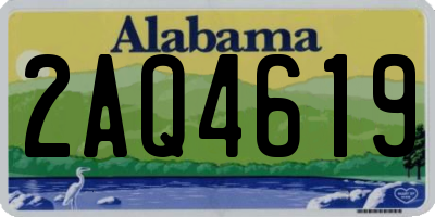 AL license plate 2AQ4619