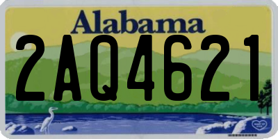 AL license plate 2AQ4621