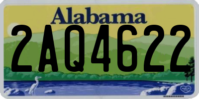AL license plate 2AQ4622