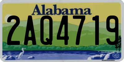 AL license plate 2AQ4719