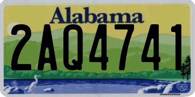 AL license plate 2AQ4741