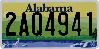 AL license plate 2AQ4941
