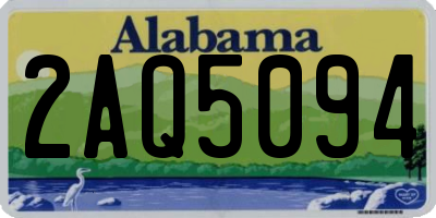 AL license plate 2AQ5094