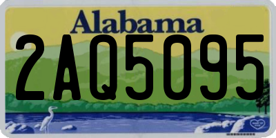 AL license plate 2AQ5095