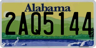 AL license plate 2AQ5144