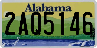 AL license plate 2AQ5146