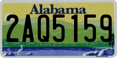 AL license plate 2AQ5159