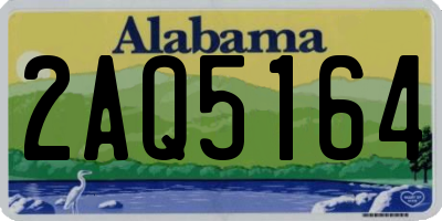 AL license plate 2AQ5164