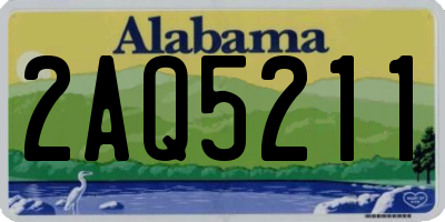 AL license plate 2AQ5211
