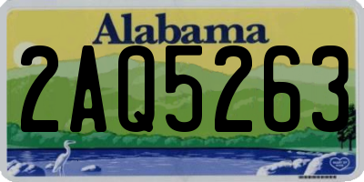AL license plate 2AQ5263