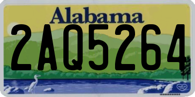 AL license plate 2AQ5264