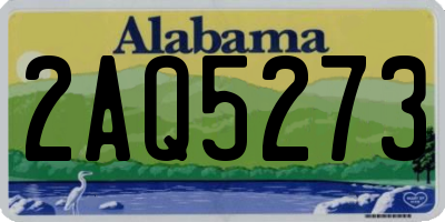 AL license plate 2AQ5273