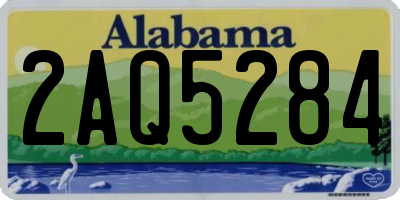 AL license plate 2AQ5284