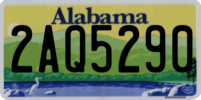 AL license plate 2AQ5290