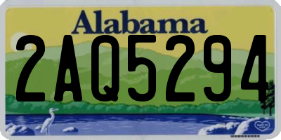 AL license plate 2AQ5294