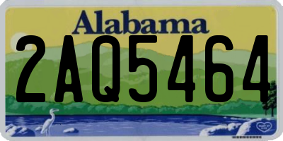 AL license plate 2AQ5464