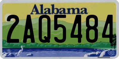 AL license plate 2AQ5484