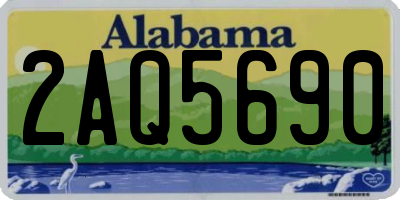 AL license plate 2AQ5690