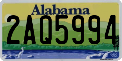 AL license plate 2AQ5994