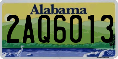 AL license plate 2AQ6013