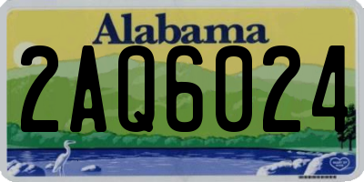 AL license plate 2AQ6024