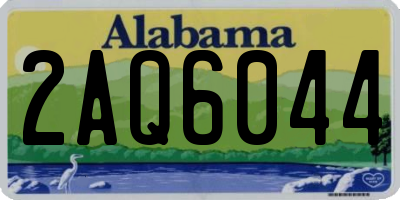 AL license plate 2AQ6044
