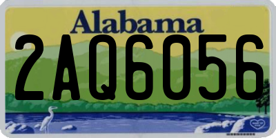 AL license plate 2AQ6056