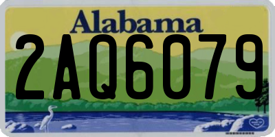 AL license plate 2AQ6079
