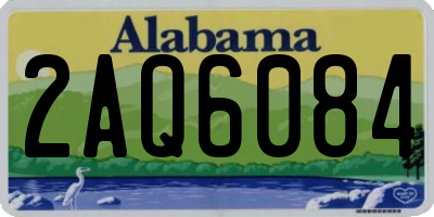 AL license plate 2AQ6084