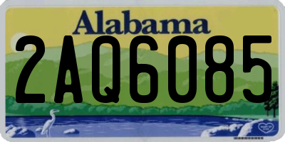 AL license plate 2AQ6085