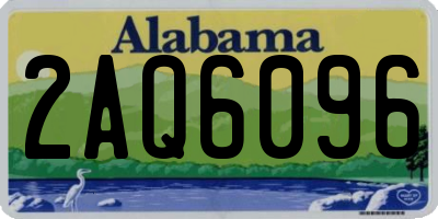 AL license plate 2AQ6096