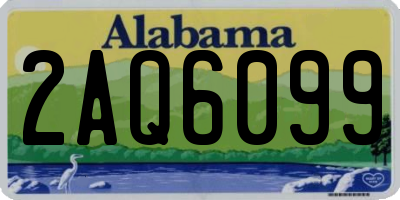 AL license plate 2AQ6099