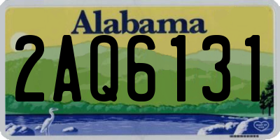 AL license plate 2AQ6131