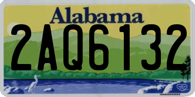 AL license plate 2AQ6132