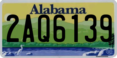 AL license plate 2AQ6139