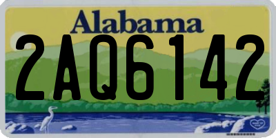 AL license plate 2AQ6142
